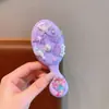 Pente com Air Bag de Desenho Animado, Pente Fofo de Princesa Sereia, Pente para Meninas Sem Machucar o Cabelo, Pente com Almofada de Ar Infantil, Pente Massageador
