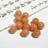 Cuentas Redondas de Resina con Agujero Recto, Estilo Chino Degradado, Nuevas Pulseras DIY Estilo Chino, Cuentas Sueltas Color Café Otoño e Invierno, Colores de Cuentas Hechas a Mano para DIY