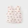 Colete Quente para Bebê Outono e Inverno Colete Acolchoado para Bebê Colete Infantil Colete Acolchoado para Recém-Nascido