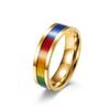 Joyería de nicho de personalidad para hombres y mujeres de Europa y Estados Unidos, nicho de acero de titanio sin anillo en stock al por mayor