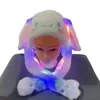 Sombrero Brillante Sanrio de Douyin con Orejas Móviles, Sombrero de Peluche, Sombrero de Gato Kt