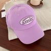 Gorra de Béisbol Roja Coreana Ins para Mujer en Verano, Versátil, Circunferencia de Cabeza Grande, Favorecedora, Gorra Pequeña de Copa Blanda, Gorra con Visera Trendy para Sombra