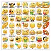 Cientos de Paquetes Individuales de Pegatinas Pre-Cortadas, Pegatinas de Emoji Estilo Ins Temáticas por Color para Decorar Fundas de Teléfono
