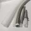 Fuelle de PTFE Manguera Hidráulica Politetrafluoroetileno Resistente a la Corrosión Teflón Tubería Trenzada de Acero Inoxidable 304