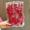 Simulación de esquejes de frutos rojos, bayas de espuma navideñas, ramas de frutos rojos, guirnalda de frutos rojos, esquejes de árbol de Navidad, decoración del hogar