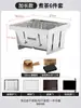 Estufa de Bolsillo Nueva Mejorada para Preparar Té, Estufa Pequeña para Uso en Interiores y Exteriores, Parrilla Plegable Portátil de Acero Inoxidable para Barbacoa