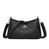 Bolsa Transversal de Alta Qualidade com Textura Refinada para Mães de Meia-Idade Nova Moda Versátil Elegante de Ombro Pequena para Uso Diário Feminino