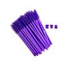 Cepillo portátil para pestañas color macarrón, venta al por mayor, cepillo de nailon flexible para injertar pestañas, peine pequeño para cejas.