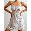 Novo Pijama Europeu e Americano de Alça Cruzada para Mulheres, Camisola Casual e Sexy com Gravata Borboleta Que Pode Ser Usada Fora de Casa