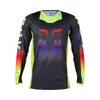 Jersey de Descenso de Manga Larga para Bicicleta de Montaña de Comercio Exterior Fox Jersey de Montar en Moto Descenso Top Transpirable para Ciclismo Mayoreo