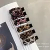Estilo Coreano Exquisito Versátil Colorido Clip de Flequillo Lateral con Pedrería Moda Año Nuevo Pinza de Pato de Gama Alta