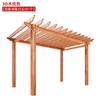 Estante para Uvas Aleación de Aluminio Enrejado para Enredaderas Estante para Uvas Galería Paisaje de Jardín Estante para Flores Patio Exterior Estante para Uvas Imitación Madera