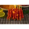 Espetinhos Pequenos de Carne Bovina, Espetinhos de Intestino de Pato, Espetinhos Fritos para Churrasco, Produtos Semi-Acabados para Chapa de Ferro, Venda por Atacado de Ingredientes para Churrasco Comercial, Frete Grátis