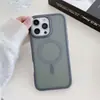 Funda Magnética para Teléfono con Tacto de Piel Adecuada para Apple 16Promax Moderna 15/14 Funda Protectora Interior Anticaídas 13/12