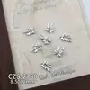 Accesorios Populares Dorados para Uñas con Temática de Mariposas, Ultra Brillantes, Lujo Ligero, Mariposa de Diamantes Rosas Girly, Decoraciones para Uñas en Forma de Corazón