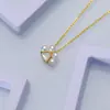 Colgante de Perla de Agua Dulce Natural con Cola de Pez de una Concha Cadena de Collar de Alta Gama Diseño Joyería de Moda Venta al por Mayor