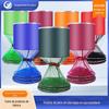 Bóia de Pesca Aço Inoxidável Anel Duplo Posicionamento Universal Revestida Anti-Enrosco Acessórios de Pesca Atacado Equipamento de Pesca