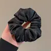Goma de pelo rizada estilo perezoso para mujer, Lazo para el pelo de encaje de alta gama, Banda para el pelo de alta elasticidad, Cuerda para el pelo versátil estilo coreano de otoño e invierno