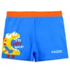 Bermudas de Natação Infantis para Meninos em Estoque, Tamanhos Pequeno, Médio e Grande, Alta Elasticidade, Bermudas de Natação Casuais Simples, Bermudas de Natação Estampadas para Meninos