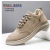 Venta al por mayor de comercio exterior transfronterizo para hombre, zapatos nuevos de moda coreana cálidos con superficie de gamuza, tenis casuales deportivos para hombre