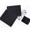 Paño Limpiador de Lentes, Paño de Piel de Ciervo, Paño de Gamuza de Seda de Isla de Microfibra, Juego de Bolsa para Gafas para Limpieza