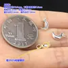 Plata de Ley S925 Plata Lisa Fina Pequeño Colgante Colgante Pulsera de Cristal Cuerda de Mano Tejida a Mano Collar Accesorios Hechos a Mano para DIY