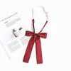 Estilo Japonés JK Corbata de Lazo Roja para Mujer Estilo Universitario Ropa con Lazo Accesorios Marinetwear Decoración de Camisa Flor en el Cuello de Mujer Moda