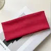 Banda elástica para el cabello de ala ancha de Corea del Sur para mujeres, maquillaje para el lavado de cara, banda para el cabello que combina con todo, diadema deportiva de punto para celebridades cibernéticas de primavera