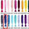Peluca de Fibra Química Trenzas Grandes para Hombres y Mujeres Extensiones de Cabello Personalizadas 165g 41Pulgadas X-Pression Trenzas Cabello