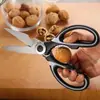 Tijeras de Cocina Especiales Tijeras Multifunción Tijeras Fuertes para Hueso de Pollo Tijeras para Carne Domésticas Varilla para Matar Pescado Doméstica Tijeras para Comida de Barbacoa