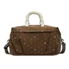 Bolsa de viagem para estudantes do sexo feminino, design simples, grande capacidade, leve, pode ser carregada no ombro ou na mão, adequada para viagens, lazer e uso diário.
