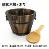 Cubo para cocer arroz al vapor, cubo de arroz de madera, cubo para servir arroz, restaurante, hotel, uso comercial, caja portátil para arroz de sushi, cubo, cuchara