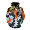 Sudadera con capucha holgada de punto para hombre, Serie Tigre personalizada, de moda para otoño, comercio exterior, sudadera con capucha, estampado 3D