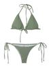 Novedad 2025 Bikini Separado para Mujer para Cubrir el Vientre y Lucir Delgado, Traje de Baño para Resort de Playa y Aguas Termales [Una Pieza Envío Directo]