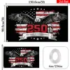 Bandeira Comemorativa Personalizada Transfronteiriça Americana Mais Vendida do 250º Aniversário dos Estados Unidos 1776-2026 Declaração de Independência