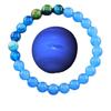 Serie Planeta Transfronterizo Pulsera de Piedra Natural Pulsera de los Ocho Planetas Cadena Elástica Joyería con Cuentas Accesorios de Regalo
