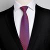 Corbata Roja para Hombre con Estilo de Cremallera, Ropa Formal para Bodas, Novio, Negocios, Anudada a Mano, Fácil de Jalar Sin Nudos