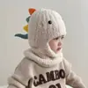 Chapéus Infantis Outono e Inverno Chapéus de Lã para Bebês Meninos e Meninas Chapéus de Tricô Para Sair Espessos Quentes Proteção para Orelhas Chapéus de Inverno