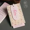 Etiqueta de loja de roupas de alta qualidade fazendo etiqueta de pendurar de tecido de algodão e linho etiqueta de marca de roupa fazendo design de impressão de etiqueta de pendurar