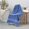 Toalla de baño gruesa transfronteriza, toalla facial absorbente, regalo para el hogar y hotel, toalla de baño de algodón puro, exportable, se puede empacar al vacío