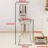 Soporte de Lavabo Antiguo, Estante de Acero Inoxidable de Pie para Lavabo, Tocador Simple, Soporte de Trípode para Baño, Soporte de Lavabo para el Hogar