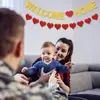 Decoración de Banderín de Bienvenida a Casa para Eventos Familiares, Fiestas, Jubilación, Regreso a Casa y Celebraciones Transfronterizas