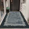 Lujo Ligero Alfombra de Piso para el Hogar de Alta Gama Entrada Alfombra Resistente a la Suciedad Dormitorio Mesilla de Noche Fácil de Cuidar Sala de Estar Baño Alfombrilla Simple para Pies