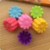 Molde para hornear molde de silicona para pastel 3cm girasol molde de silicona para chocolate se puede al por mayor mixto aleatorio