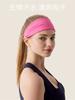 Diadema elástica deportiva para mujer, antitranspirante, absorbente del sudor, para correr, fitness, yoga, banda ancha