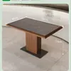 Banquettes de restaurante personalizadas, muebles modernos de sala de té estilo chino, mesas y sillas de madera maciza para restaurantes occidentales, casas de té y restaurantes de hot pot