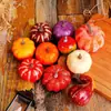 Verduras Artificiales Transfronterizas Calabaza de Espuma de Cosecha de Halloween Adornos Decorativos Accesorios para Ventanas de Restaurantes Accesorios para Fotos de Acción de Gracias