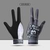 Guantes de Billar Profesionales Snooker para Hombre Tres Dedos Dedo Completo Seda de Hielo Transpirables Antideslizantes Mano Izquierda Individual Guantes de Pool para Mujer