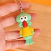 Llavero creativo de silicona con dibujos animados, colgante para muñeca, mochila escolar para estudiantes, adorno colgante, regalo para niños, obsequio adicional.