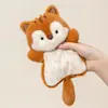 Brinquedo de pelúcia tipo puff, boneca de pelúcia de ovelhinha, fantoche de mão companheiro para apertar, brinquedo de pelúcia, presente de aniversário infantil para meninas